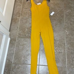 Yellow jumpsuit